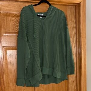 Green Hooded Sweater